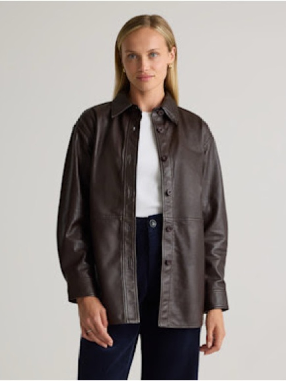 Women’s Leather Shirt/Jacket. Brand New!